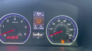 Honda CRV TPMS Warning Light Reset 2007-2011