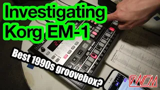 Investigating the Korg Electribe EM-1