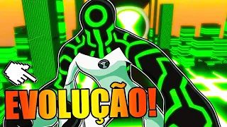 𝐄𝐕𝐎𝐋𝐔𝐈 MEU OMNITRIX E CONSEGUI O CONTROLE MESTRE NESSE JOGO DE BEN 10 NO ROBLOX! BLOX 10