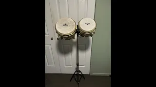 This is the sound of my new LP M201AW Matador Wood Bongos