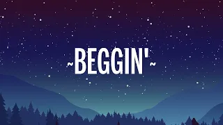 Maneskin - Beggin'  Lyrics Video (Clean + 1 hour)