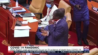 COVID-19 Pandemic: Alban Bagbin urges Gov't  to put on TV evidence - Joy News Prime (19-5-20)