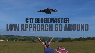 AWESOME Royal Air Force Boeing C17A LOW APPROACH GO AROUNDS + LATE TURNS! (Bristol Airport)