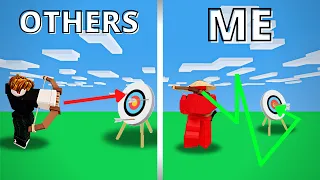 I Have The BEST AIM In Roblox Bedwars..