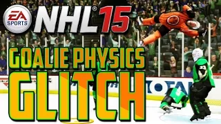 NHL 15: Goal Celebration Goalie Physics Glitch! (Clip)