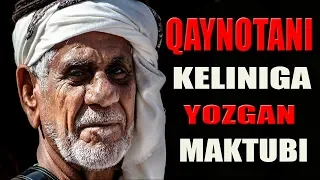 Qaynotani keliniga yozgan maktubi