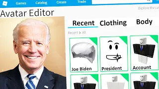 MAKING JOE BIDEN a ROBLOX ACCOUNT