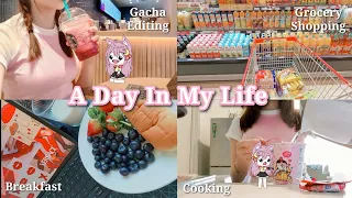 [FACE REVEAL?] A Day In My Life🍒 | Wake up at 6 - Editing Gacha - Cooking - Daily