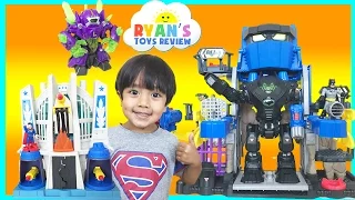 Batman Imaginext Toys Robo Batcave Superman Hall of Justice