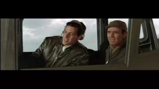 Robert Woods and Henry Fonda in Battle of the Bulge