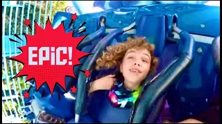 Did she Faint on SeaWorld Manta Roller coaster / Ride REVIEW