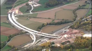 A44-Weiterbau aus der Luft: Von Kassel nach Herleshausen im Flieger