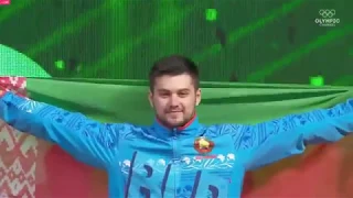 Евгений Тихонцов (BLR) - Men 96kg, IWF World Championships, Ashgabat 2018