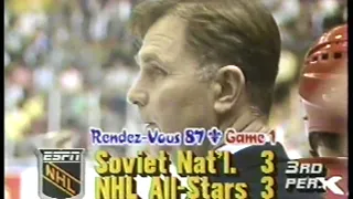 NHL - 1987 - Rendez Vous Game 2 -  NHL All Stars Vs Soviet National Team