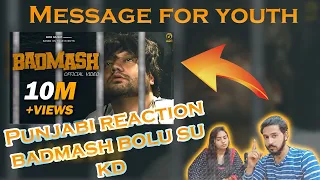 REACTION | Badmash Bolu Su (Official Video) || KD - Desi Rock || Rap Song || New Haryanvi Song 2021