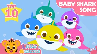 Baby Shark + Five Little Speckled Frogs + more Little Mascots Rhymes & Kids Songs