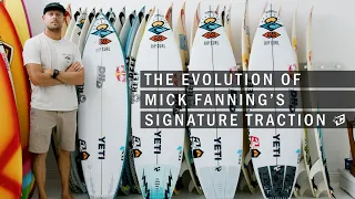 How Mick Fanning's traction pads evolved from his surfing idols
