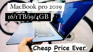 MacBook Pro 2019 , 16 inches , 16GB, 1TB,  2.3 GHz, 8 -core intel core i9