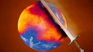 i cut the earth in half with a sword the size of the sun...