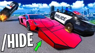 Robbing Banks with Invisible Ramp Car on GTA 5 RP