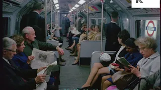 1960s, 1970s London Underground, People On The Tube, Commuters