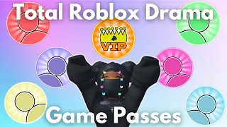 Total Roblox Drama Game Passes