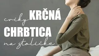 KRČNÁ CHRBTICA - CVIKY NA UVOĽNENIE KRČNEJ CHRBTICE - DOMA ALEBO V PRÁCI NA STOLIČKE