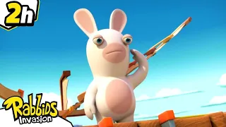 Who's the Bravest Rabbid? | RABBIDS INVASION | 2H New compilation | Cartoon for kids