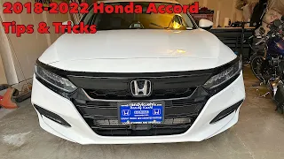 2018-2022 Honda Accord Tips & Tricks