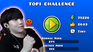 PLAY FAMOUS TOPI CHALLENGES!! | Geometry Dash