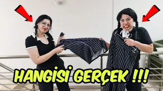 GERÇEK WEDNESDAY ADDAMS  İLE  SAHTE WEDNESDAY | PAYLAŞAMADILAR | EYLÜL LAL