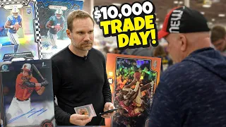 Making $10,000 Trades at the Chantilly Sports Card Show 🔥