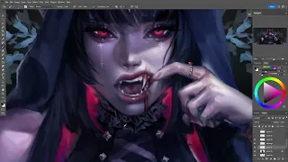 Fang Digital Art Timelapse #digitalpainting