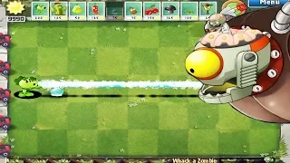 Plants vs Zombies Hack 9999 Repeater vs Dr. Zomboss