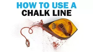 How to Use a Chalk Line | DIY