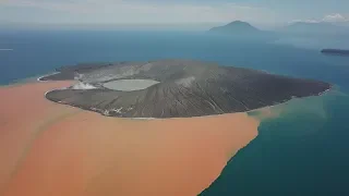 Anak Krakatau Volcano Incredible Drone Footage After Collapse & Major Eruption