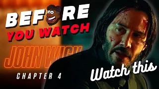 John Wick Recap Chapter 1-3 | Everything you need to know