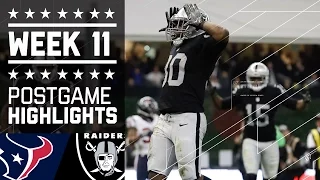 Texans vs. Raiders | NFL International Week 11 Game Highlights