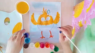 Цыпленок Цып-Цып Draw a chicken