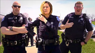 (ID Refusal) BEST I.D. REFUSALS - First Amendment Audit FAIL - 10 Cops Owned