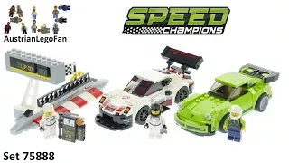 Lego Speed Champions 75888 Porsche 911 RSR and 911 Turbo 3.0 - Lego Speed Build Review