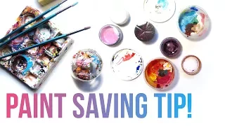 How to Save Acrylic Paint for Later