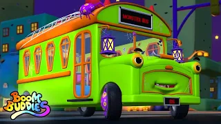 Halloween Ruedas en El Bus + Canciones infantiles para niños