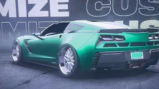 2017 Chevrolet Corvette Grand Sport Customization in Need for Speed Unbound on PS5