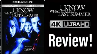 I Know What You Did Last Summer (1997) 4K UHD Blu-ray Review!