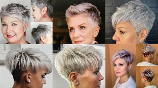100+ Flattering short haircuts for older women's in 2023 pixie haircut and hairstyles trends