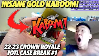 THE BEST CASE EVER OPENED! 😱💥 2022-23 Panini Crown Royale Basketball FOTL 16-Box CASE Break #1