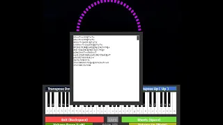 Minecraft wet hands on roblox piano ( Sheets in desc )