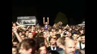 Crowd waiting for Daft Punk's Alive 2007 at Traffic Festival