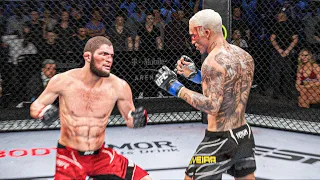 Khabib Nurmagomedov vs Charles Oliveira - Full Fight | UFC 4 Gameplay 4K